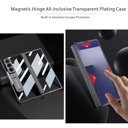 Coque Samsung Z Fold 7 antichoc premium noire avec béquille discrète