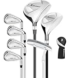 XDriveMax 7-Piece Men's Complete Golf Clubs Set (Clubs Only), Advanced Performance Set with 460cc Driver...