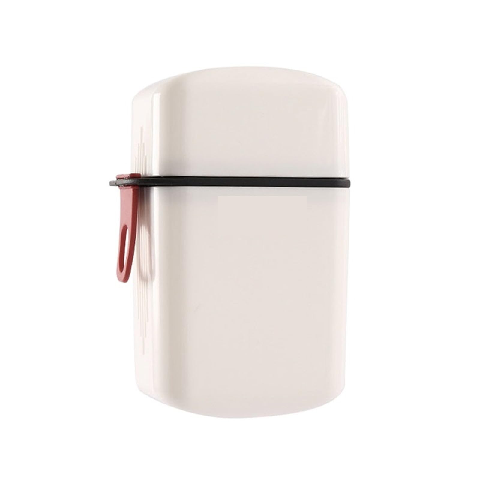 Drainable Soap Case Storage Dishes Bathroom Drain Tray Travel Portable Box With Lid For Outdoor Container(A White)
