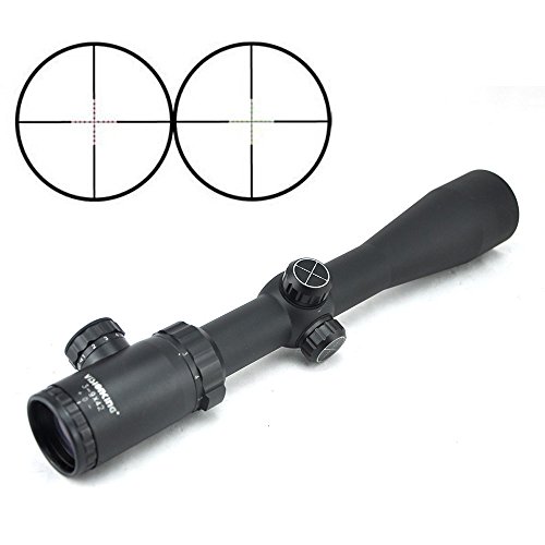 Visionking Rifle Scope 3-9X42 Fl Riflescope 30 Mm Illuminated Red/Green Mil Dot Riflescopes Color Black With Mount Ring #TOP3