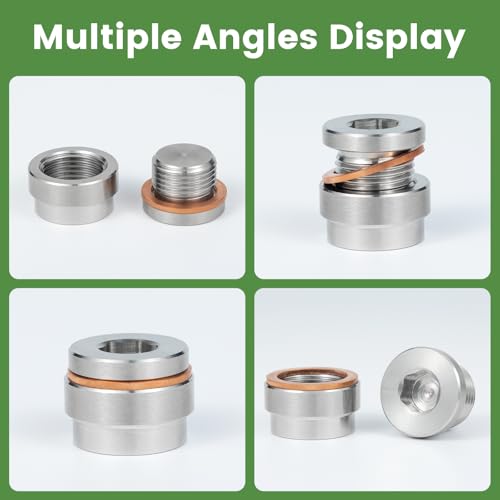 Sensor de Oxígeno con Rosca M18-1.5, 2 Piezas Acero Inoxidable miniatura 5
