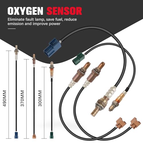 Sensor de Oxígeno Juego 4 Pzas para Nissan V6 4.0L 2012-2021 miniatura 2