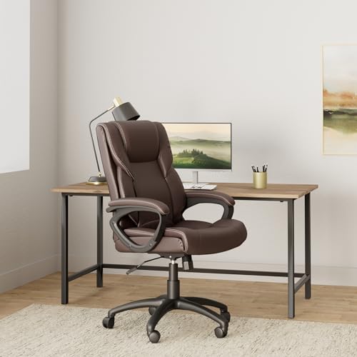 Staples NA 2554454 Kelburne Luxura Office Chair Brown thumb #1