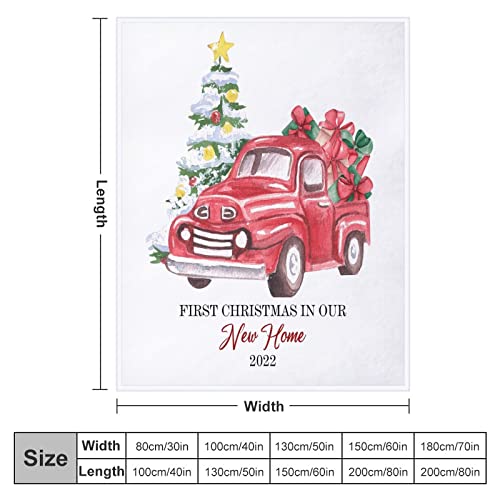 Couverture premier Noël en peluche solide et douce de qualité supérieure - 3