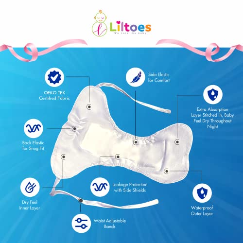 Image of CLOTH NAPPY PACK OF 2 (FLORESCENT & SHEEP)