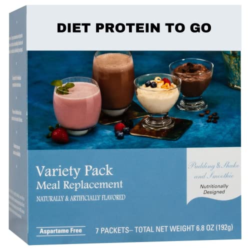 DPTG - High Protein Shake/Pudding Variety Pack, Low Calorie, Low Sugar, Keto, Gluten Free, Meal Replacement Shakes For Weight Loss, Ideal Protein Compatible, 7 Flavors
