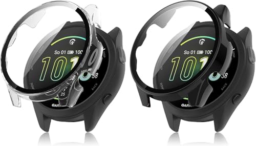 �y2���Z�b�g�zFor GARMIN Forerunner 70/170 �P�[�X �t�B����+PC�t���[�� ��̌^�yZENGZOUZ�z�����ȒP �ϏՌ� �����ߗ� �w��h�~ �����x�^�b�` ���h�~ Forerunner 70/170 �J�o�[�i�u���b�N+�N���A)