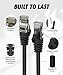 Ultra Clarity Cables Cat 6 Ethernet Cable 6 FT (10 Pack), Cat6 Patch Cable, High Speed 10Gbps 500Mhz Ethernet Cable Network Cord, RJ45 Lan Internet Cable for Computer Modem Router PS4/5 Xbox -5 Colors
