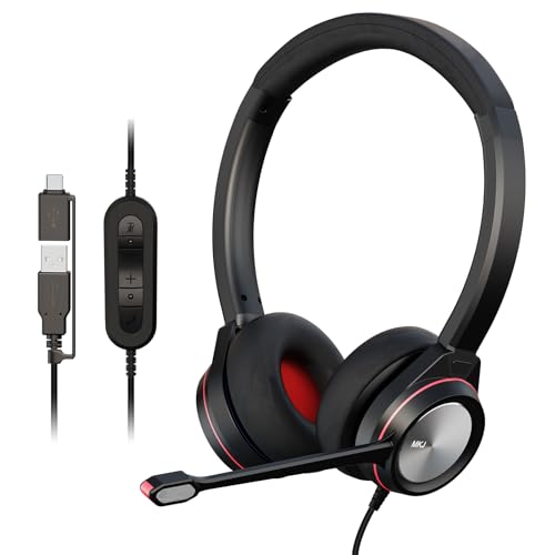 Casque avec microphone pour PC résolvant les bruits de bureau