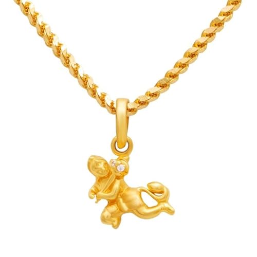 22KT (916) Yellow Gold Pendant for womens -gpnd18092441