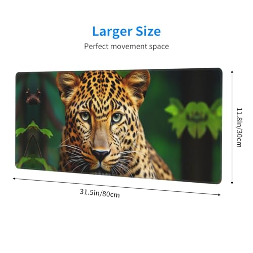 Tapis de souris confortable léopard pour votre ordinateur portable - 4