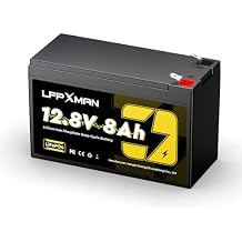12V 8Ah LiFePO4 Battery Better Replacement Solution for Lead Acid Battery, LFP Battery Designed to Replace SLA Battery, for Ride on Toy, Small UPS, Lighting, Fish Finder