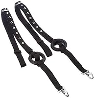 Kerbl 32660 Ausbindezügel, schwarz paarweise