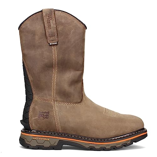 Timberland PRO Timberland PRO Men's True Grit Pull On Soft Toe Waterproof Industrial Western Work Boot, Turkish Coffee-2024 NEW, 7 W US