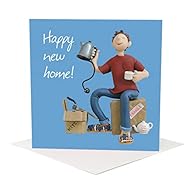 Card is 15cm square when folded Blank inside for you to write your own message Comes with a white laid envelope Printed in the UK on heavy quality board from sustainable sources Designed in the UK by artist Erica Sturla, as part of her One Lump or Tw...