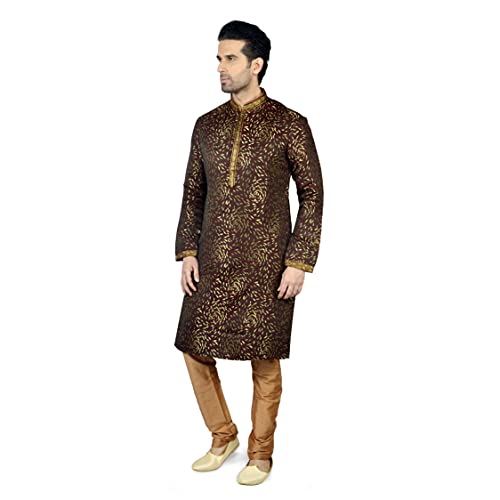 Tathastu Mens Silk Kurta Pyjama Set2