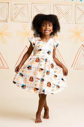 Image of monica + andy Short Sleeve Let's Dance Dress, Organic Cotton Playwear Clothes for Girls, Kids, Toddler & Infant Sizes