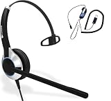 TruVoice Dispatch-15 PTT Trigger Adapter with PJ-7 2 Prong Connector and HD500 Single Ear Headset Bundle - for use with All 911 Major Critical Communication Radio Dispatch Consoles.