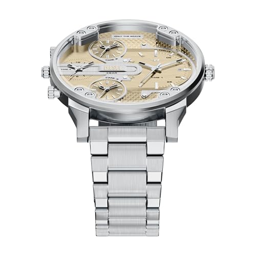 Image of Diesel Mr. Daddy Slim Silver Watch DZ7495