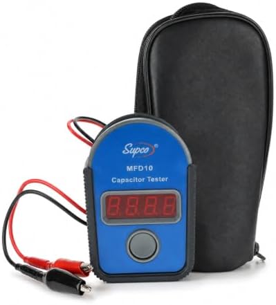 Supco MFD10 Digital Capacitor Tester, 0.01 to 10000 mF, 5 Percent