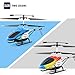DRONEEYE Rc Helicopter for Kids, 2.4GHz Altitude Hold Remote Control Helicopter with Gyro for Beginner Hobby, 30 Min Play, 3.5 Channel Indoor Flying, LED Light, High & Low Speed