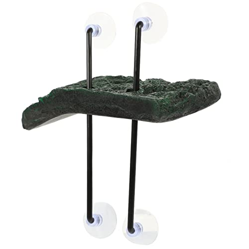 BELLIFFY 1 セット な浮島 tortoise トカゲ ゲイター ゲーター クロックス 立つ ペン 動物ケージ 水族館の装飾 フィルター 水槽の魚のシェルター 爬虫類の洞窟 樹脂