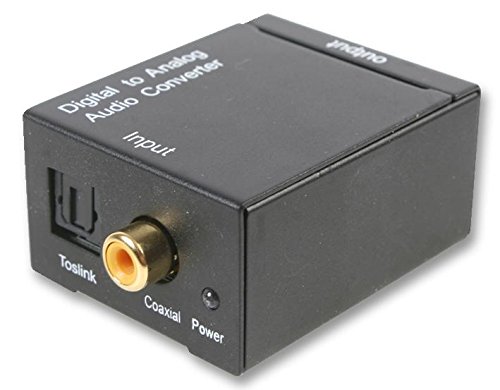 PRO SIGNAL Convertisseur audio numérique vers analogique - Optique et coaxial vers RCA stéréo - PSG03497