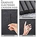 HEALSOPTHY 4pcs Graphite Carbon Rods Industrial Grade Graphite Rods for Melting Kit