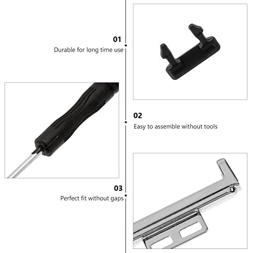ifundom 4 Pcs Relógio Banda Conjunto de Conector Inteligente Kit de Reparação de Metal Relógio Intel