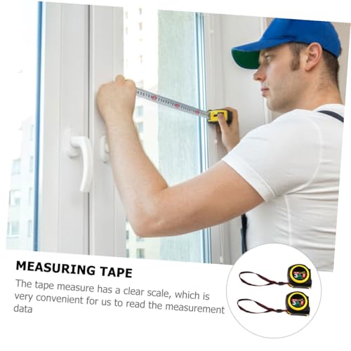 Cinta métrica de acero 3 m ancho 19 mm, 2 piezas miniatura 6
