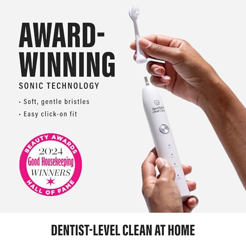 Spotlight Oral Care - Sonic Toothbrush Replacement Heads - Rose Gold - for Style-Conscious Users - Daily Brushing - Stylish Design - Includes Easy Click Installation and Long-Lasting Durability - Image 3