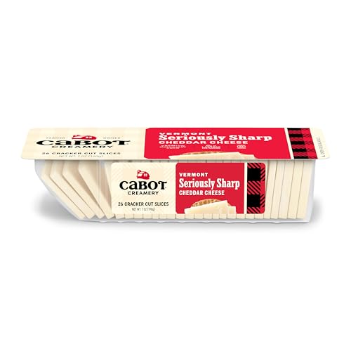 Cabot Creamery Cracker Cut Seriously Sharp Cheddar Cheese 7 oz