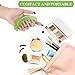 Geiserailie 2 Pcs Jade Combs Esthetician Supplies Massage Stone Hair Gua Sha Scraping Scalp Comb Facial Massage Tool Handheld Head Tools Head Caring Therapy Valentines for Women(Elegant Style)