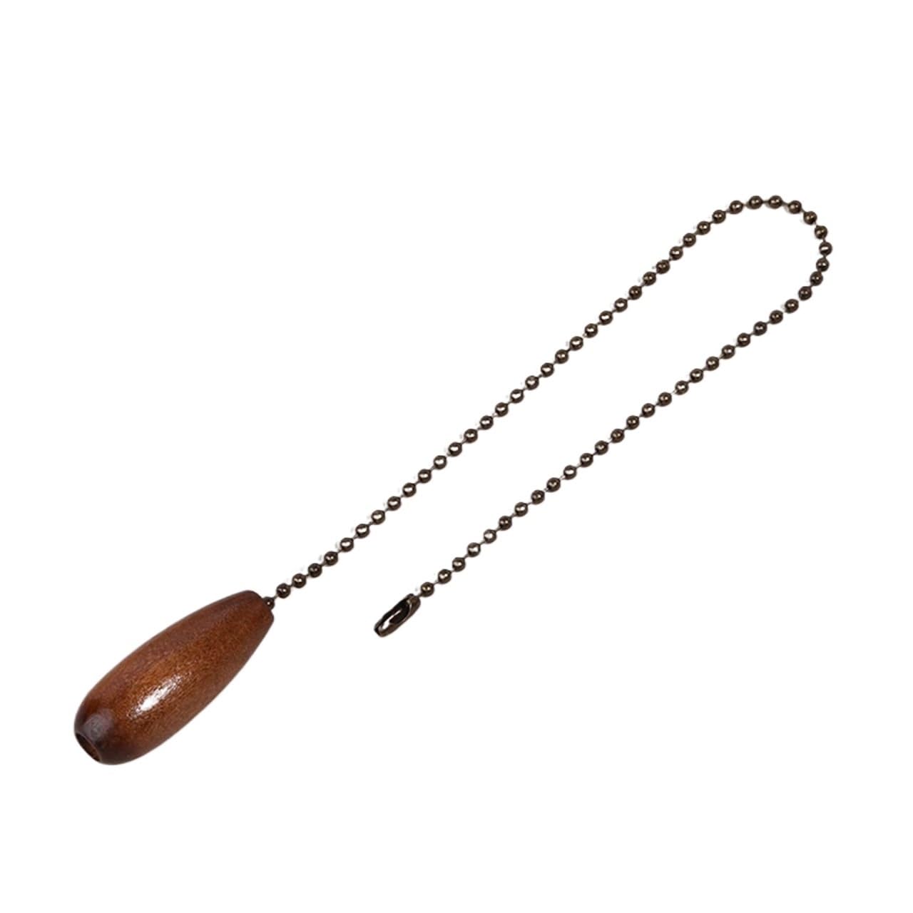 Gwyzax Fan Pulls for Ceiling Fans Wooden Ceiling Fan Chain Pulls 15Pcs Pendant Rope Extension for Light Lamp