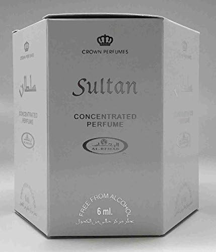 Sultan - 6ml (.2oz) Roll-on Perfume Oil by Al-Rehab (Box of 6)