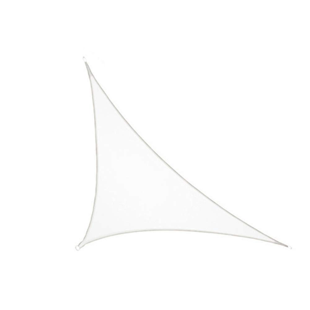Voile d'ombrage triangulaire pergola auvent de terrasse jardin 185GSM