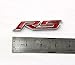 Yoaoo 1x OEM Chrome Rs R S Emblem Badge Sticker 3D Logo Metal Compatible with Zl1 1LE Series Red
