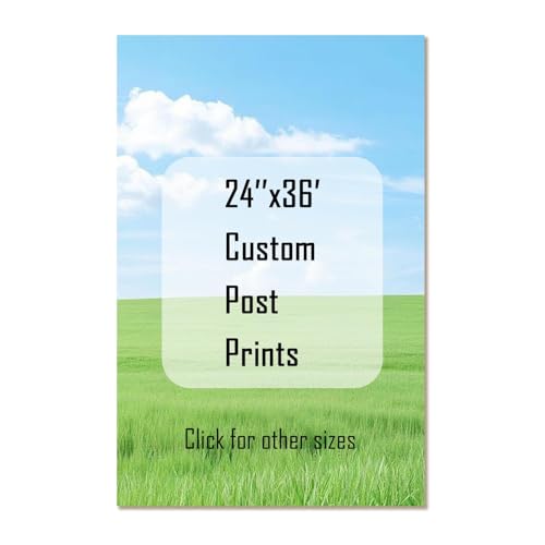 GZZFXXD Personalized Custom 24''x36''Canvas Prints with Your Photo/your Image Large