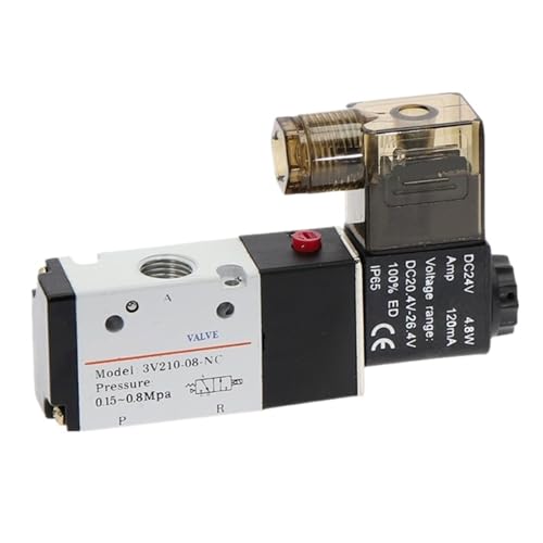 Électrovanne pneumatique 3V210-08 3 voies AC220V pour commande d'air - 2