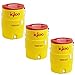 Igloo, 4101, Industrial Water Cooler, 10 gal, Yellow/Red, Pack of 3, Sold As 1 Pack