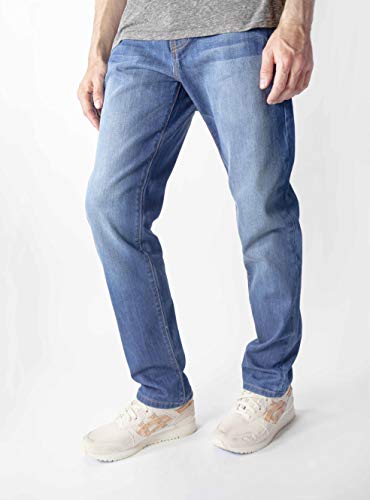 Neo Blue Men's Slim Straight Fade Medium Blue 38x322