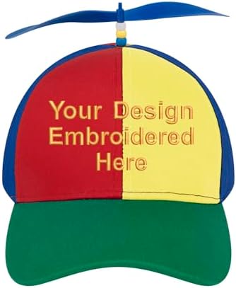 TopTie Custom 3D Puff Embroidery Propeller Cap Adult Unisex Baseball Cap Colorful Outdoor Hat-Green-Adult
