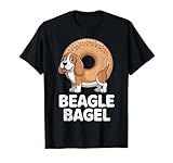 Beagle Dog Bagel Bread Pun Funny Animals Puppy Tee