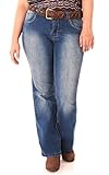 Angels Jeans Juniors Plus Size Belted Bootcut Jeans