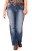 Angels Jeans Juniors Plus Size Belted Bootcut Jeans