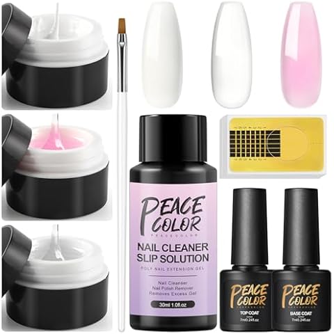 PEACECOLOR Poly Nail Gel Extension Kit Cover