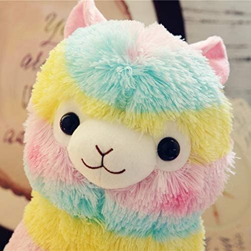 Maomoto 35CM Rainbow Alpaca Plush Toy - Image 3