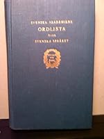 Ordlista Over Svenska Spraket (Swedish Edition) 9118637221 Book Cover