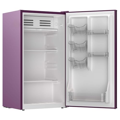 Image of Frigidaire Refrigerator-Retro Mini Fridge Energy Saving-Adjustable Thermostat Control- Ideal for Dorm, Office, RV, Garage, Apartment 3.1 Cu Ft, PLUM