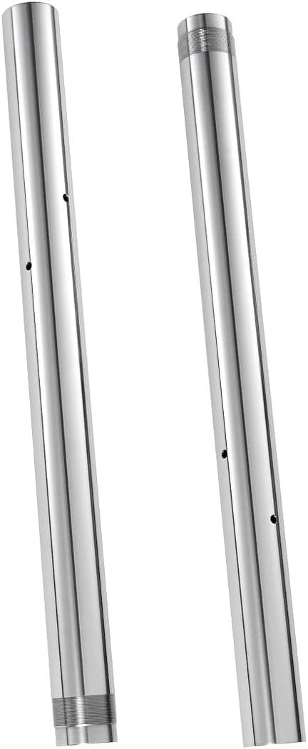 LANBAO Front Inner Fork Tubes Fork Pipes For Suzuki GSX1300BK B-KING 2008 2009 2010 2011 2012 43x530mm Silver